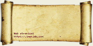 Jovana Tasković vizit kartica